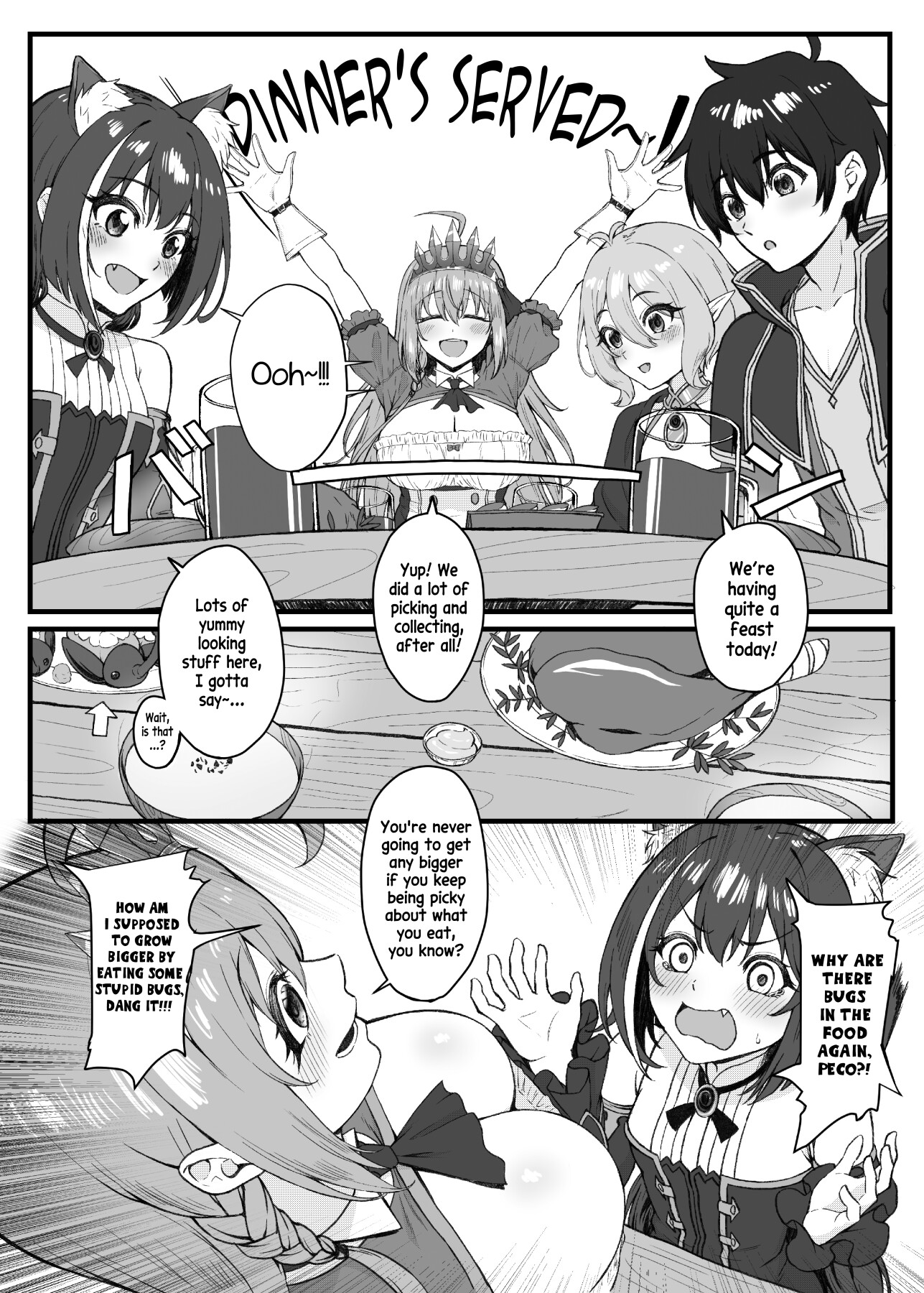 Hentai Manga Comic-Pecorine Just Can't Take It Anymore!-Read-2